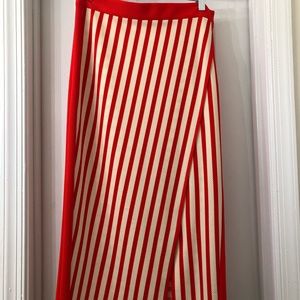 Karen Millen Stripe Jersey Pencil  Skirt